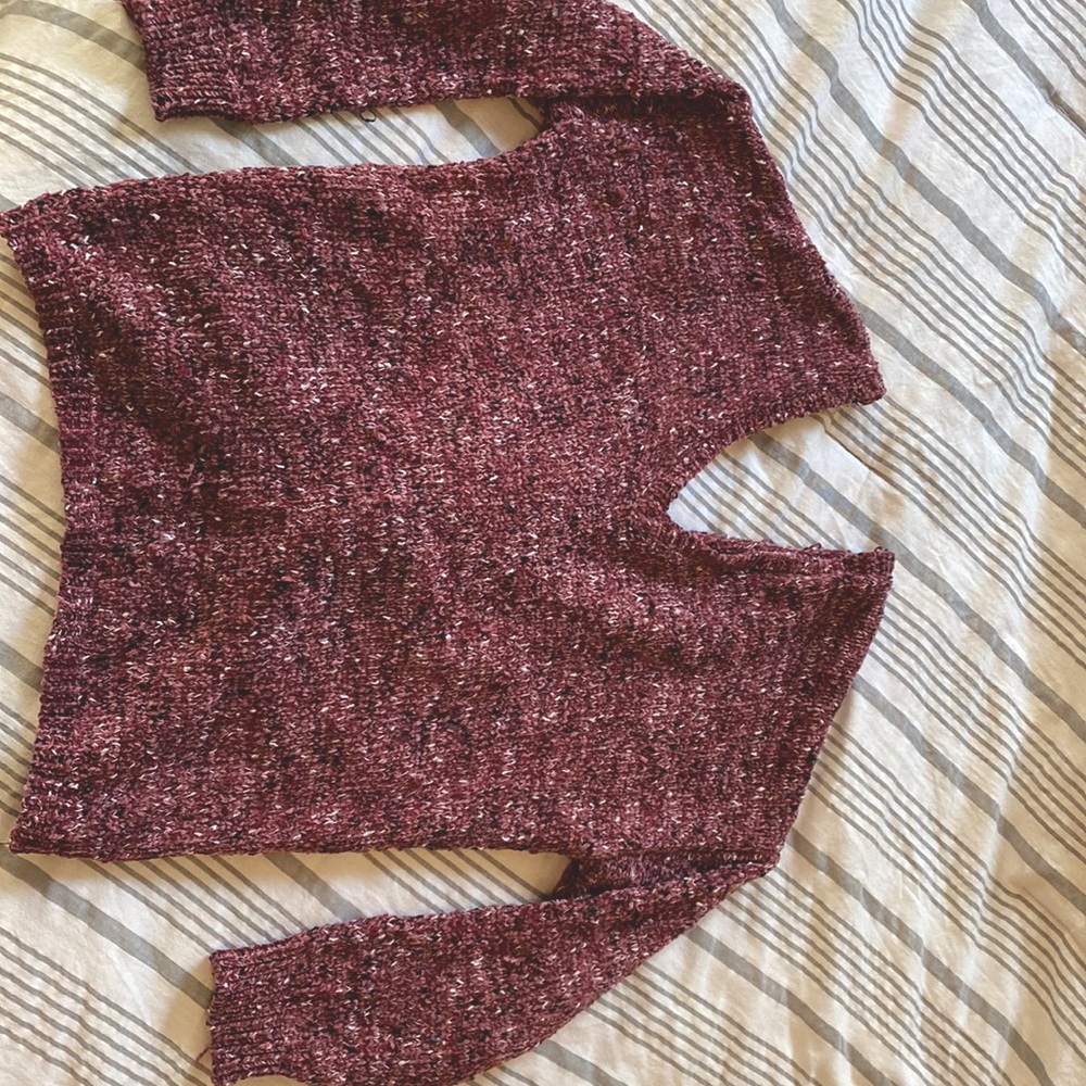 Francesca’s sweater. Worn twice. Open back. Super soft. Lightweight.